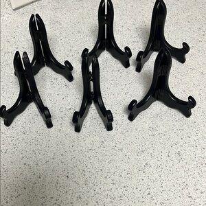 Black Display Easel Stands